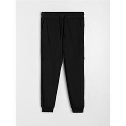 Sinsay - Jogger trenerka od piqué materijala - crno