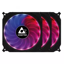 CHIEFTEC Set Ventilatora Tornado RGB CF-3012-RGB 120 x 120 x 25mm (3 komada)