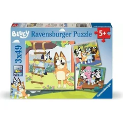 Ravensburger - Puzzle 3x49 Bluey: Ustvarjanje spominov - 40 - 99 kosov