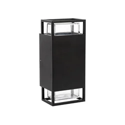 Prezent 28211A - Spoljna zidna svetiljka EVENTO 2xGU10/35W/230V IP54 crna