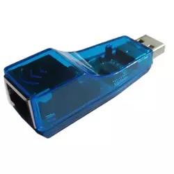 FAST ASIA Adapter USB tip A (M) - RJ-45 (F) + CD plavi JP1082