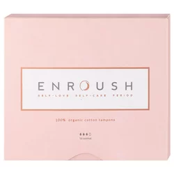 ENROUSH Tamponi od organskog pamuka, 16 komada