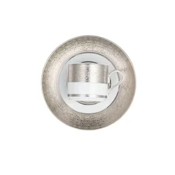 Zepter Majestic Platinum Šoljica Za Espreso Sa Tacnom