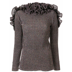 Romance Was Born - Supernova frills top - women - Black