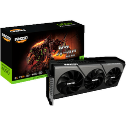 INNO3D NVIDIA Video Card RTX 4090 X3 OC 24GB GDDR6X 384bit, 2520MHz 21Gbps, 3x DP, 1x HDMI, 3 fan, 3 slot ( N40903-246XX-18332989 )