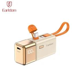 Mini power bank 2in1 gold bar 5000mah pd47 pd22,5w Earldom