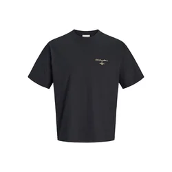 JACK & JONES Majica JORAtocha med / črna