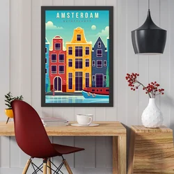 Wallity Uramljena slika Amsterdam, 55x75 cm