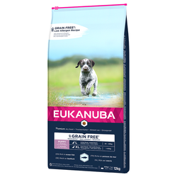 10% popustš 12 kg Eukanuba Grain Free - Puppy Large Breed losos