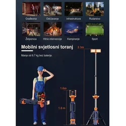 Mobilni svjetlosni toranj MST-202