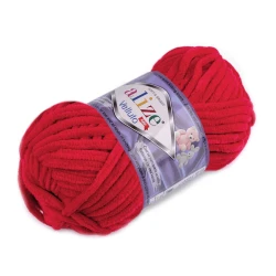 Alize Velluto šenil 100 g - (56) rdeča