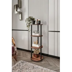 Hanah Home Polica za kuću Bookcase, 30x106x30 cm, Boje oraha