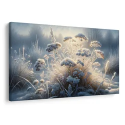 Slika slana na cvetovih - 120x80