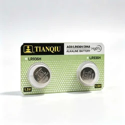 TIANQIU Alkalna Dugmasta Baterija AG9 LR936H 394A - 2 Kom
