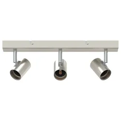 Stropni reflektor s reflektorima Nikla 38 x 6,5 x 11,5 cm Metal