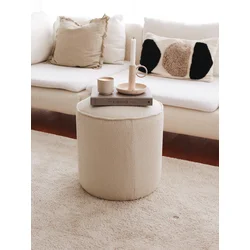 Atelier del Sofa Tabure 43x45cm, Krem
