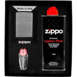 shumee Darilni set vžigalnikov ZIPPO BRUSHED CHROME št. 1