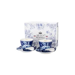 Komplet skodelic in krožnikov za 2 osebi. home & lifestyle 250 ml