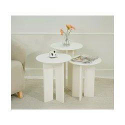Hanah Home Set klub stolova Leo (55 + 50 + 45)