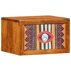 Noćni ormar s ladicama 2 pcs Smeđa 35 x 30 x 22 cm