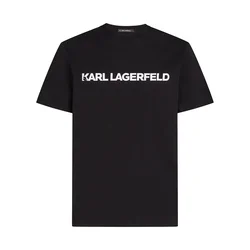 Karl Lagerfeld Majica črna/bela
