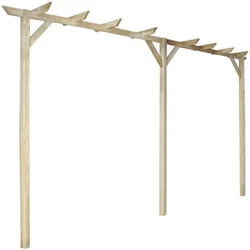 Vidaxl Vrtna pergola 410x40x203 cm lesena