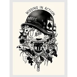 The Dudes Mia Unlimited Art Print white