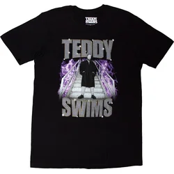 Teddy Swims Majica Retro Bootleg Unisex Black XL