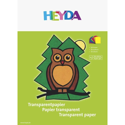 PAPIR UKRASNI VITRAJ U BOJI A4 40G PK10 HEYDA 20-48021 SORTIRANO