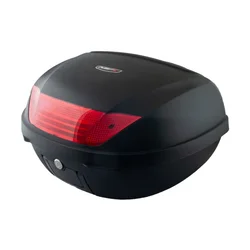 Moto kofer zadnji MVX 38 l, crni, sa reflektorom i naslonom