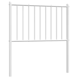 Vidaxl Kovinsko nadomestno vzglavje belo 75 cm