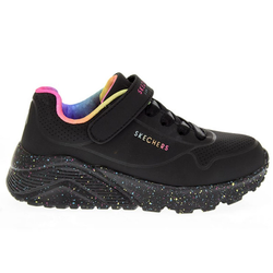 SKECHERS Patike za devojčice Uno Lite Rainbow Specks crne