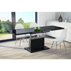 Multifunkcionalni Sto Aston Glossy Crni ( 1656 )