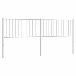 Vidaxl Kovinsko nadomestno vzglavje belo 193 cm