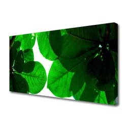 tulup.si Slika na platnu Listi na zidu 100x50 cm