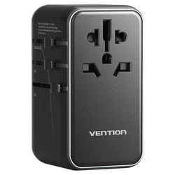 Vention Adapter z Vention 100W polnilnikom 1xUSB-A 3xUSB-C