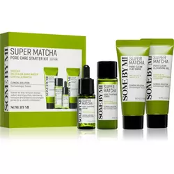 SomeByMi Set za negu lica Super Matcha Pore Care Starter Kit, 4 komada