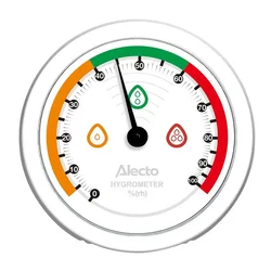 Alecto Analogni higrometer bel brez baterij za montažo na steno