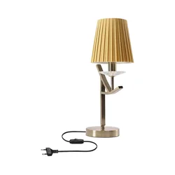 Stona lampa VITORIA 1xE14/40W/230V žuta/mesing