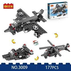 Cogo kockice-vojni avion. 177 delova. ( 93427 )