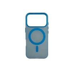 Silikonska futrola Magsafe FLURO COLOR Iphone 17 Pro PLAVA