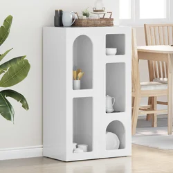 Kreveta Visoki sjaj bijela 59 x 35 x 100,5 cm Konstruirano drvo