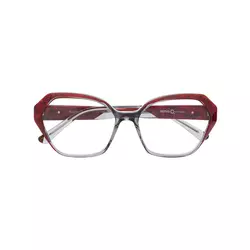 Etnia Barcelona-Pavia square frame glasses-women-Red