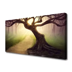 tulup.si Slika na platnu Tree sončnimi žarki 100x50 cm