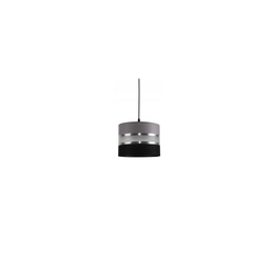 Luster na sajli CORAL S 1xE27/60W/230V crno-sivi