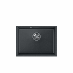 Quadron Pod-ugradna sudopera ALEC 50 GraniteQ, 1 kada, black dotted/steel, HQA5340CZK