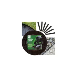 sarcia.eu Rjavi vrtni robovi + sidra 10 metri + 30 sidro