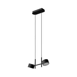 Osram - LED prigušiva luster na sajli DECOR KYOTO 2xLED/10W/230V crna