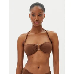 Max Mara Beachwear Gornji del bikini Amelia 2516821199 Rjava