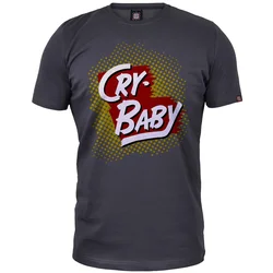 011Shop Muška majica kratkih rukava Cry Baby, Tamnosiva